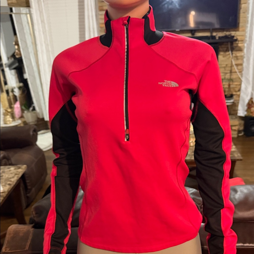 The North Face Women’s Pink Half-Zip Fleece Jacket